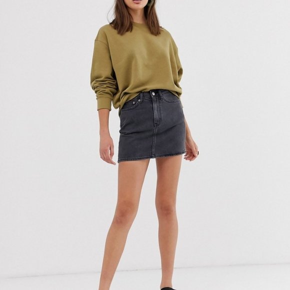 weekday denim skirt